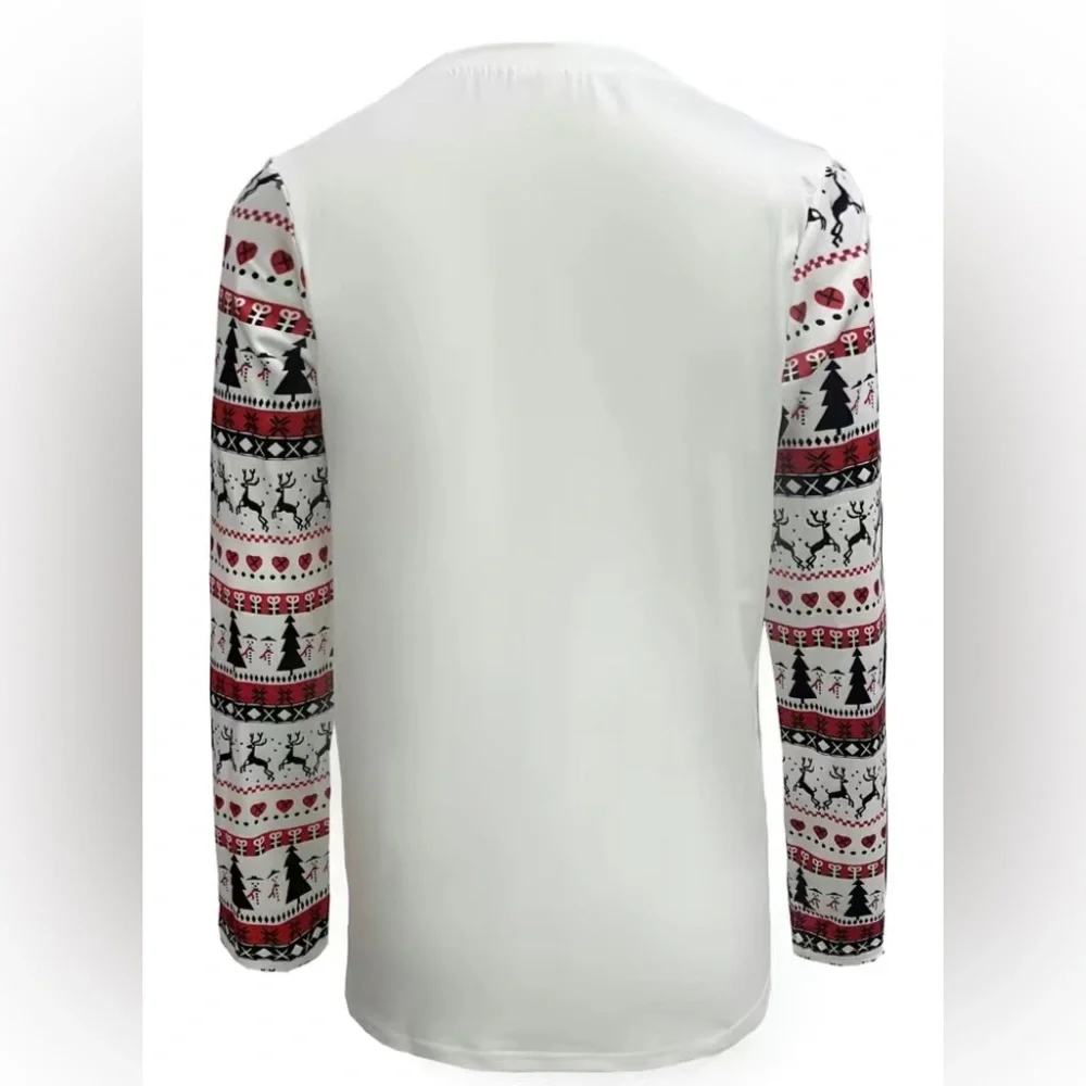 Woman’s Christmas “Baby it’s Cold Outside“  Long Sleeve Shirt.  Size: Various - Picture 2 of 3